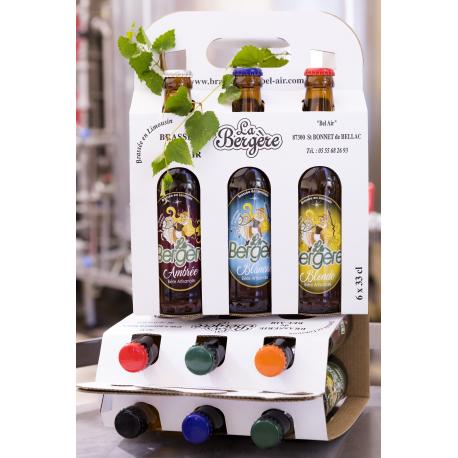 Coffret Bières + Verre : bières artisanales 2 x 33 cl + verre à bière : les  2 bouteilles de 33 cl à Prix Carrefour