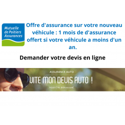 Assurance nouveau véhicule - Offre spéciale