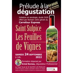 Initiation en oenologie - Première édition le 24/09/2022