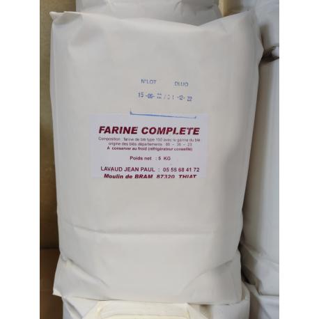 Farine Complète - Type 150 (de 1 à 25KG)