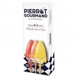 Étui 10 sucettes Saveur Fruits - Pierrot Gourmand