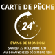 Carte de pêche 24 heures du 27/12 au 28/12/2025