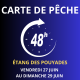 Carte de pêche 48 heures du 27/06 au 29/06/2025