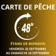Carte de pêche 48h du 26/09 au 28/09/2025