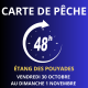 Carte de pêche 48h OCTOBRE – Étang des Pouyades