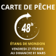 Carte de pêche 48h FEVRIER  – Étang de Mondon